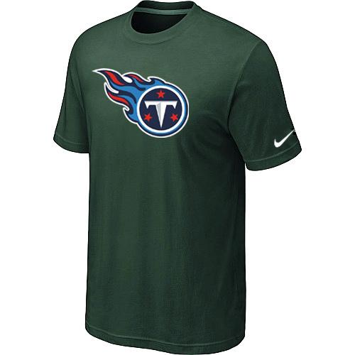 Nike Tennessee Titans Sideline Legend Authentic Logo Dri-FIT T-Shirt D.Green Cheap