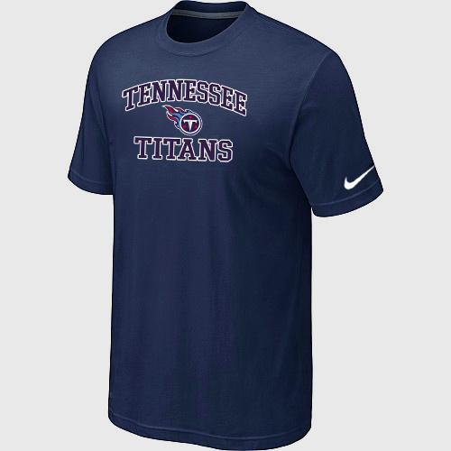 Tennessee Titans Heart & Soul D.Blue T-Shirt Cheap