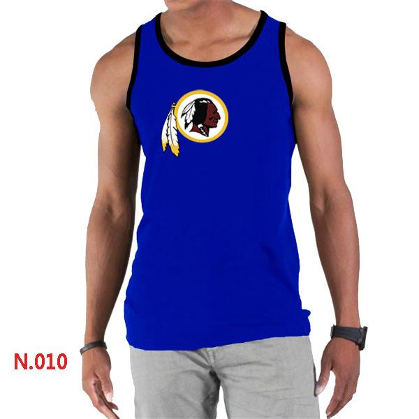 Nike NFL Washington Redskins Sideline Legend Authentic Logo men Tank Top Blue Cheap