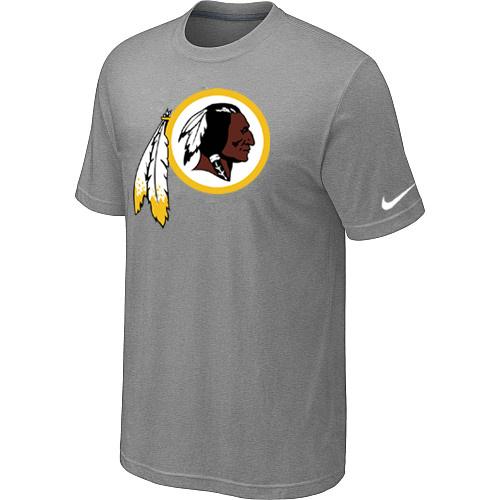 Nike Washington Redskins Sideline Legend Authentic Logo Dri-FIT Light grey NFL T-Shirt Cheap