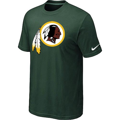 Nike Washington Redskins Sideline Legend Authentic Logo Dri-FIT T-Shirt D.Green Cheap