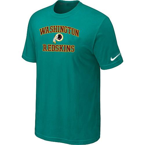 Washington Redskins Heart & Soul Green T-Shirt Cheap