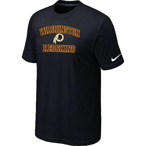 Washington Redskins Heart & Soul Black T-Shirt Cheap