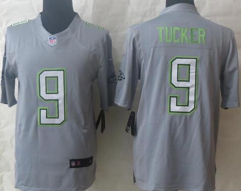 2014 Pro Bowl Nike Baltimore Ravens 9 Justin Tucker Grey Elite NFL Jerseys Cheap