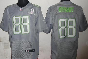 2014 Pro Bowl Nike Dallas Cowboys 88 Dez Bryant Grey Elite NFL Jerseys Cheap