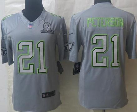 2014 Pro Bowl Nike Arizona Cardinals 21 Patrick Peterson Grey Limited NFL Jerseys Cheap