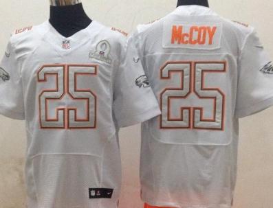 2014 Pro Bowl Nike Philadelphia Eagles 25 LeSean McCoy Elite White NFL Jerseys Cheap