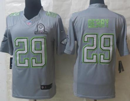 2014 Pro Bowl Nike Kansas City Chiefs 29 Eric Berry Grey Limited NFL Jerseys Cheap