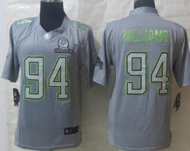 2014 Pro Bowl Nike Buffalo Bills 94 Mario Williams Grey Limited NFL Jerseys Cheap