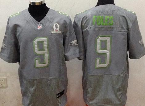 2014 Pro Bowl Nike Philadelphia Eagles 9 Nick Foles Elite Grey NFL Jerseys Cheap