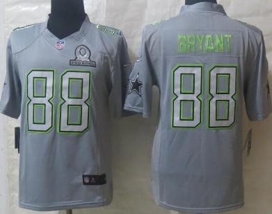 2014 Pro Bowl Nike Dallas Cowboys 88 Dez Bryant Grey Limited NFL Jerseys Cheap