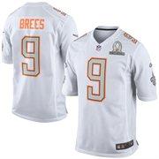 2014 Pro Bowl Nike New Orleans Saints 9 Drew Brees Elite White NFL Jerseys Cheap