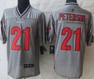 Nike Arizona Cardinals 21 Patrick Peterson Grey Vapor Elite NFL Jerseys Cheap