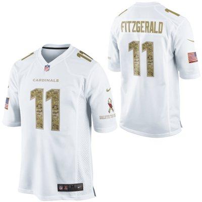 Nike Arizona Cardinals 11 Larry Fitzgerald White Salute to Service Game NFL Jersey Cheap