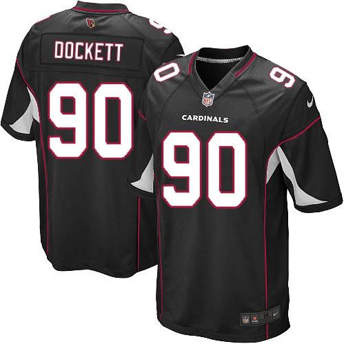Nike Arizona Cardinals 90 Darnell Dockett Black Game NFL Jerseys Cheap