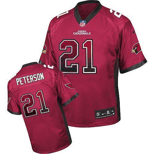 Nike Arizona Cardinals 21 Patrick Peterson Red Drift Fashion Elite NFL Jerseys Cheap