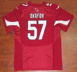 Nike Arizona Cardinals 57 Alex Okafor Red Elite Jersey Cheap