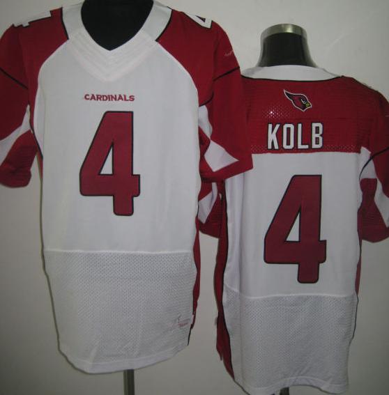 Nike Arizona Cardinals 4# Kevin Kolb White Elite NFL Jerseys Cheap