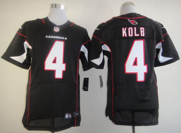 Nike Arizona Cardinals 4# Kevin Kolb Black Elite NFL Jerseys Cheap