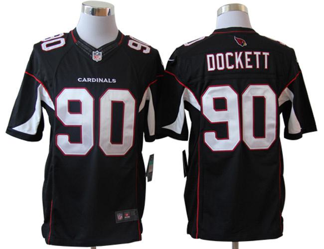 Nike Arizona Cardinals 90 Darnell Dockett Black Game LIMITED NFL Jerseys Cheap