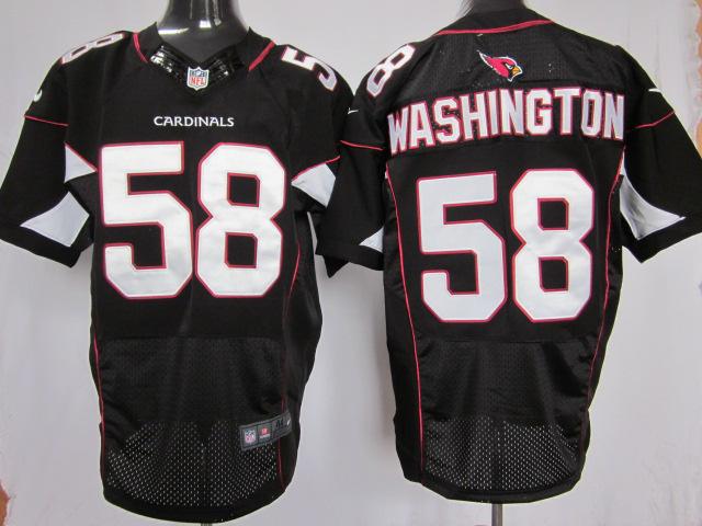 Nike Arizona Cardinals 58 Daryl Washington Black Elite NFL Jerseys Cheap