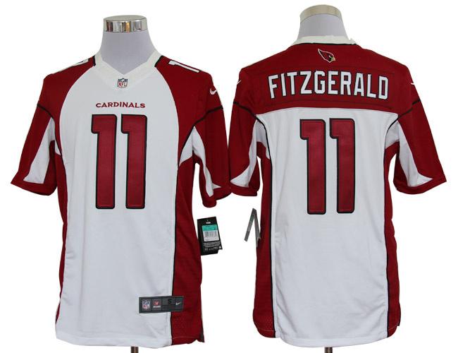 Nike Arizona Cardinals 11# Larry Fitzgerald White Game LIMITED Nike NFL Jerseys Cheap