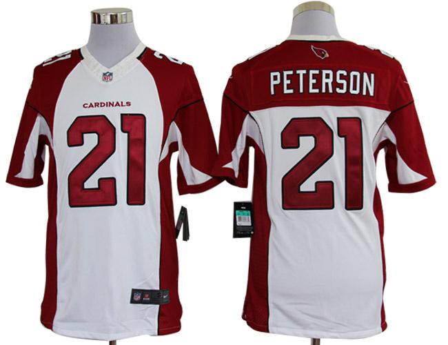 Nike Arizona Cardinals 21# Patrick Peterson White Game LIMITED Nike NFL Jerseys Cheap