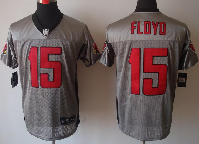 Nike Arizona Cardinals #15 Floyd Grey Shadow NFL Jerseys Cheap