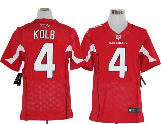 Nike Arizona Cardinals 4# Kevin Kolb Red Elite Nike NFL Jerseys Cheap