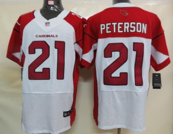 Nike Arizona Cardinals 21# Patrick Peterson White Elite Nike NFL Jerseys Cheap