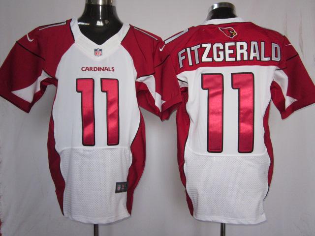 Nike Arizona Cardinals 11# Larry Fitzgerald White Elite Nike NFL Jerseys Cheap