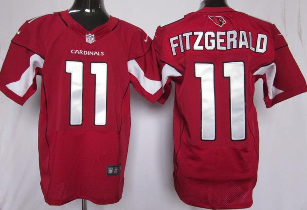 Nike Arizona Cardinals 11# Larry Fitzgerald Red Elite Nike NFL Jerseys Cheap
