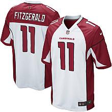 Nike Arizona Cardinals 11# Larry Fitzgerald White Nike NFL Jerseys Cheap