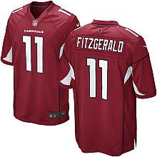 Nike Arizona Cardinals 11# Larry Fitzgerald Red Nike NFL Jerseys Cheap