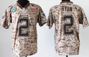 Nike Atlanta Falcons 2 Matt Ryan Salute to Service Digital Camo Elite NFL Jersey Cheap