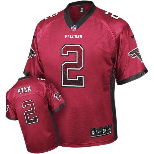 Nike Atlanta Falcons 2 Matt Ryan Red Drift Fashion Elite NFL Jerseys Cheap