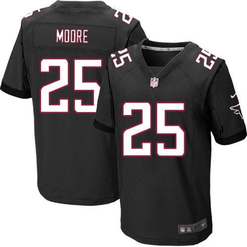 Nike Atlanta Falcons 25 William Moore Black Elite NFL Jersey Cheap