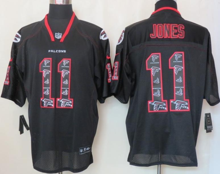 Nike Atlanta Falcons #11 Julio Jones Lights Out Black NFL Jerseys New Cheap
