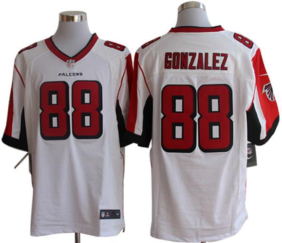Nike Atlanta Falcons #88 Tony Gonzalez White Elite NFL Jerseys Cheap