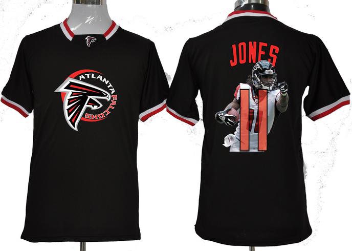 Nike Atlanta Falcons #11 Julio Jones Black All-Star Fashion NFL Jerseys Cheap