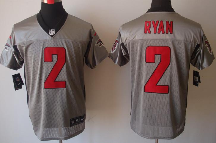 Nike Atlanta Falcons #2 Matt Ryan Grey Shadow NFL Jerseys Cheap