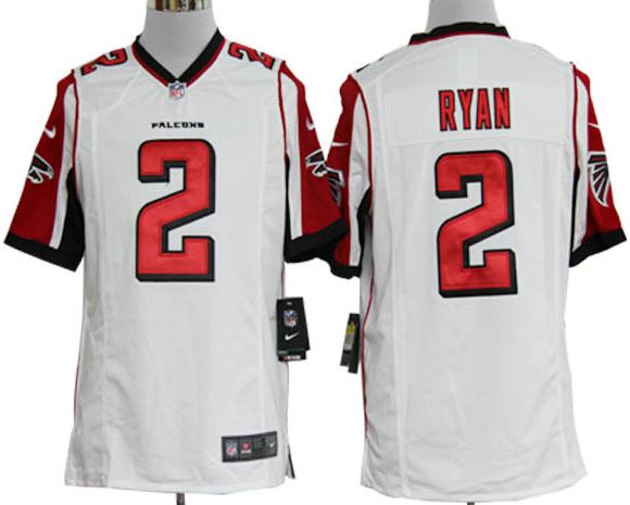 Nike Atlanta Falcons #2 Matt Ryan White Game Nike NFL Jerseys Cheap
