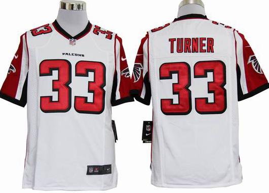 Nike Atlanta Falcons #33 Michael Turner White Game Nike NFL Jerseys Cheap