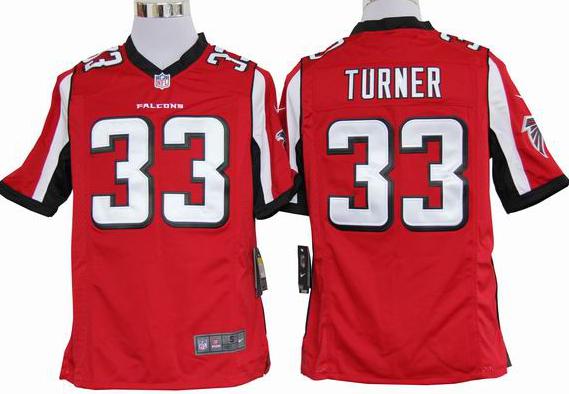 Nike Atlanta Falcons #33 Michael Turner Red Game Nike NFL Jerseys Cheap
