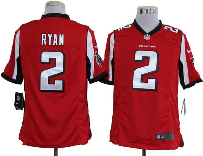 Nike Atlanta Falcons #2 Matt Ryan Red Game Nike NFL Jerseys Cheap