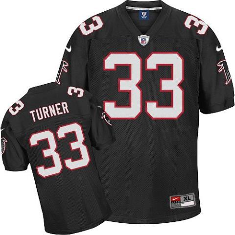 Nike Atlanta Falcons #33 Michael Turner Black Nike NFL Jerseys Cheap