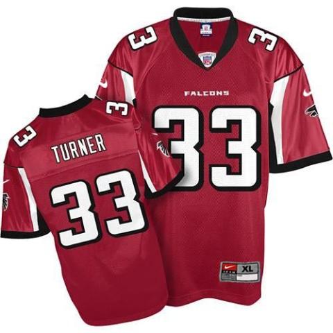 Nike Atlanta Falcons #33 Michael Turner Red Nike NFL Jerseys Cheap