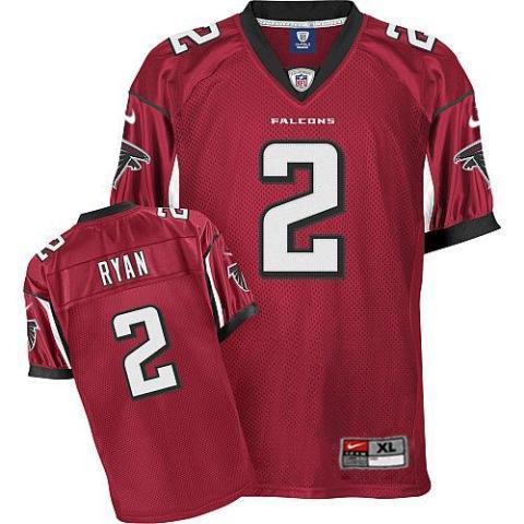 Nike Atlanta Falcons #2 Matt Ryan Red Nike NFL Jerseys Cheap