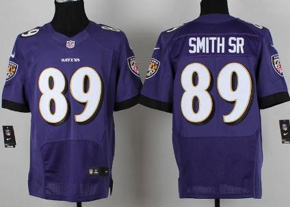 Nike Baltimore Ravens 89 Steve Smith Purple Elite NFL Jersey Cheap