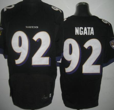 Nike Baltimore Ravens 92 Haloti Ngata Black Elite NFL Jerseys New Style Cheap